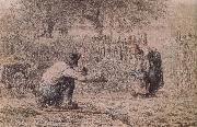 Jean Francois Millet First step painting
